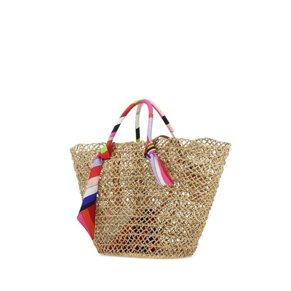 EMILIO PUCCI Straw Large Bonbon Shopping Bag - Picture 2 of 2